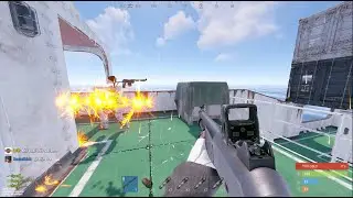 The Benelli Shotgun is INSANE on Cargo - Rust