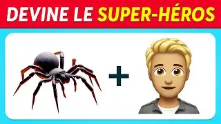 Devine le SUPER-HÉROS en ÉMOJIS | Quiz Émoji Super-héros Marvel & DC 🦸‍♂️