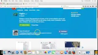 how to displays a country flag depicting the location of the current website's server Flagfox Os X