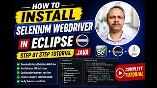How to Install Selenium WebDriver in Eclipse | Step by Step Tutorial | Java