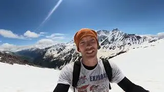 Одинокий подъем на Гору Чегет (Эльбрус)