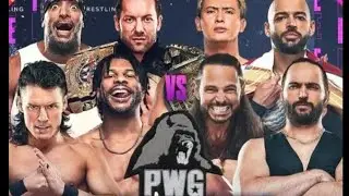 Kenny Omega,Mike Bailey,Kevin Knight,Mark Briscoe Vs Kazuchika Okada,Ricochet,Young Bucks highlights