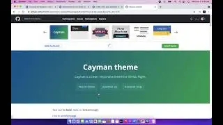 How to create a Github pages from existing repository