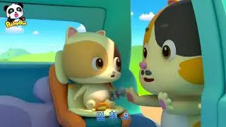 Safety Tips in a Car | Kids Safety Tips | Super Rescue Team | Firefighter Song | BabyBus