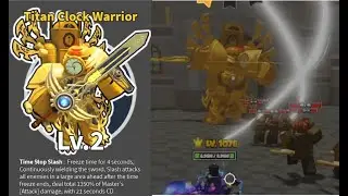 Roblox Sword Warriors Skibidi Event - Titan Clock Warrior Hero Showcase