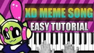 Pixel Pig (xd meme song) Piano Tutorial | Di Young