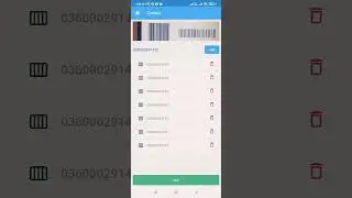 Flutter barcode scaning application