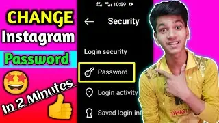 How to Change Instagram Password || with password and without password In Hindi || SB Koushik Tech