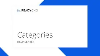 Categories | ReadyCMS Help Center