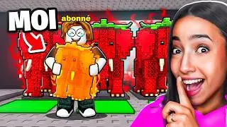 J’ai PRÉTENDU être une ABONNÉE pour Tester La GÉNÉRORISTÉ des YOUTUBEURS sur Steal a Brainrot !
