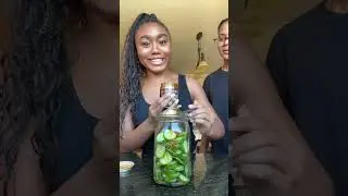 Sometimes you just have to eat an entire cucumber 🥒 #cucumber #trending #cucumbersalad