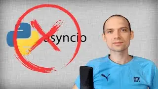Не используйте асинхронный python!