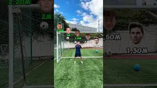 HAALAND VS MESSI HEIGHT KICK CHALLENGE!!⚽️#challenge #football #soccer #foryou