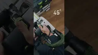 Festool plunge-cut saw TS 55: Angle Cuts with Guide Rail