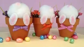 EASY DIY Easter Bunny Butt Decor Craft Project  |  DIY 부활절 토끼 엉덩이 장식 공예 프로젝트