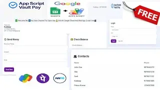 How Make A Phonepe App Google Sheet & web App Script Payment System Any Base Clone 