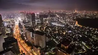 Tokyo Japan Sunrise 4K - No Copyright Video
