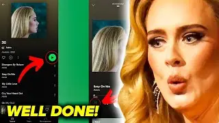 Adele CONVINCES Spotify to Remove Default Shuffle Option