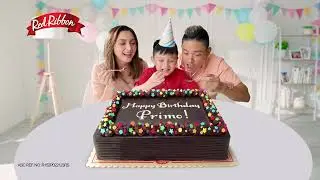Red Ribbon Chocolate Dedication Cake with MORE CHOCOLATE