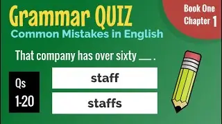 Test Your English! Common Mistakes - Mixed Quiz Practice - Book One (Chapter 1)