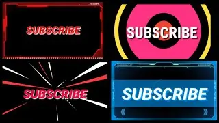 Top 10 Youtube Subscribe Button and Bell Icon Intro| Top 10 Subscribe Animation | Free Templates