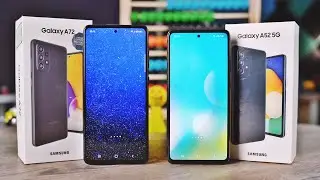 Samsung Galaxy A72 vs A52 5G Comparison