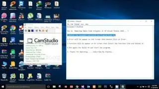 How to Removing Empty Code Snippets in C# Visual Studio 2013