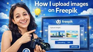 How I Upload Images on Freepik + Auto Title & Keywords Trick