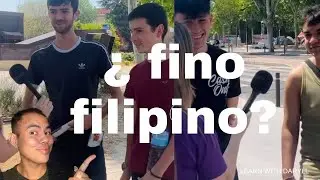 A spanish expression with filipino word in it?