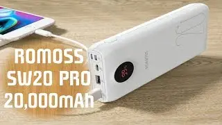 Romoss SW20  Pro 20,000mAh Power Bank: Power Delivery and Quick Charge 3.0 in One