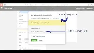 You Can Customize Google+ Profile URL