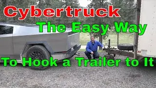 Cybertruck makes it easier than ever to hook up a trailer. Just let the air suspension do the work.