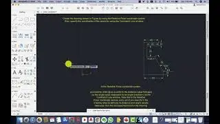Relative polar coordinate in AutoCAD