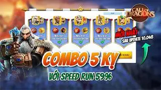 COMBO 5 KỴ & TALENT MỚI NHẤT SAU UPDATE | Call of Dragon | Cách ghép cặp tướng và kết hợp bảo vật