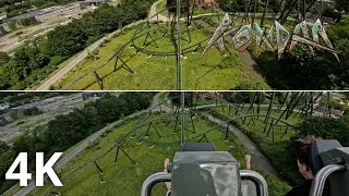 Front & Back POV Kondaa 4K60 FPS Comparison // Walibi Belgium