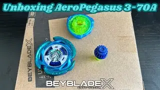 Unboxing the PRIZE BEY AeroPegasus 3-70A | Beyblade X