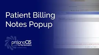 Patient Billing Notes Popup