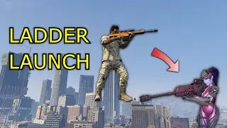 Playing Widowmaker in GTA Online - Ladder Launch
