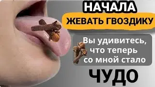 Просто начал жевать ГВОЗДИКУ. Польза и вред гвоздики.