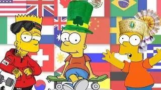 Bart Simpson in 70 languages