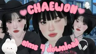 cas: sims 4 lesserafim chaewon ´ ´´*~☆✿ full cc list