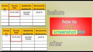 Edit Screenshot Text Step-by-Step | Professional Screenshot Editing 
