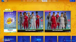 NBA 75th Anniversary Bundles and NBA Beacon Team Back Bling (Fortnite x NBA)
