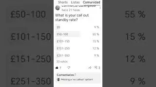 CHECK OUT ENGINEER POLLS IN YOUTUBE "COMMUNITY"