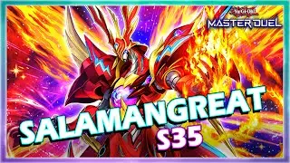 SALAMANGREAT SEASON 35 RANKED GAMEPLAY IN YUGIOH MASTER DUEL