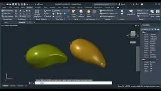 Review quả Xoài / Mango 3D video be created in Autocad 3D (Link in description)