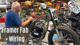 Rotax Flat Track Framer Wiring Harness Upgrade w/Custom Fab Battery Box