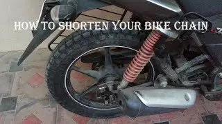 How to shorten your bike chain/cb twister/2k19