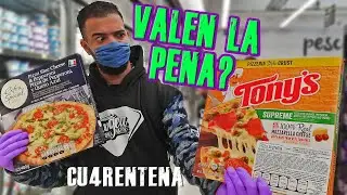 Las Mejores PIZZAS CONGELADAS de MÉXICO para la CU4RENTENA ¿Valen la PENA?