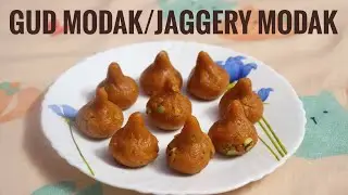 Gud Modak | Jaggery Modak | 3 Ingredient Quick & Easy Modak Without Mould